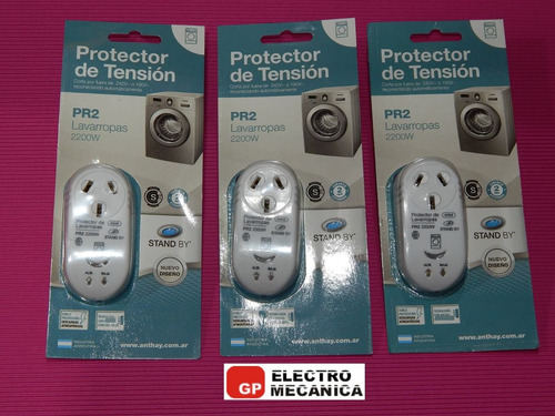 Protector De Tension Para Lavarropas 2200w Stand By