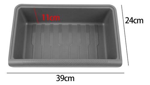 Accesorio De Caja De Almacenamiento Debajo Del Asiento Gris