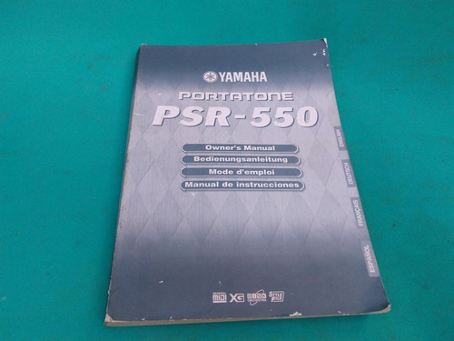 Mercurio Peruano: Libro Organo Yamaha Portatone Psr-550 L149