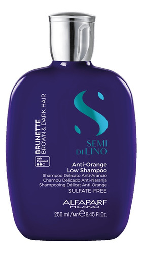 Alfaparf, Semi Di Lino, Anti-orange Low Shampoo 250ml
