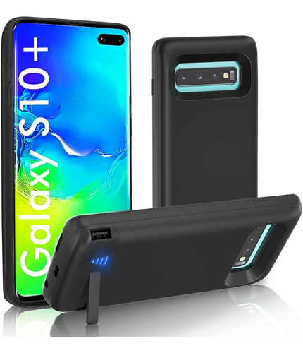 Funda De Bateria Samsung Galaxy S10 Plus (6000mah), Negro