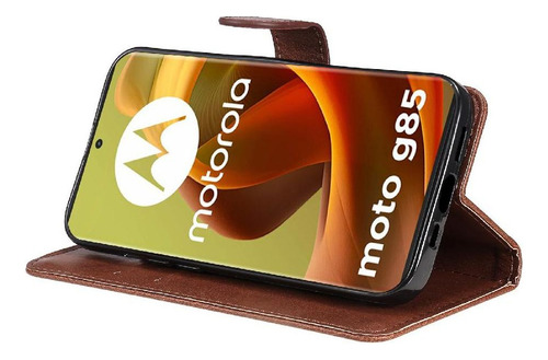 Funda Abatible Para Motorola Moto G85 Cartera De Negocios