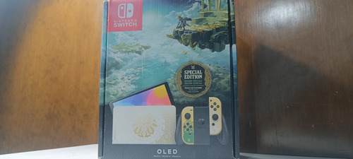 Nintendo Switch Oled Zelda Tears Of Kingdom Americana Blanco (Usado)