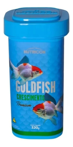 Ração Nutricon Goldfisch Crescimento 320gr Peixes Kinguios 