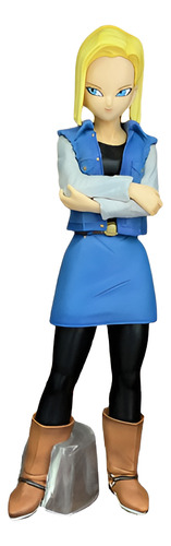 Figura Dragon Ball Z Androide Numero 18 Tamañaño 24 Cm