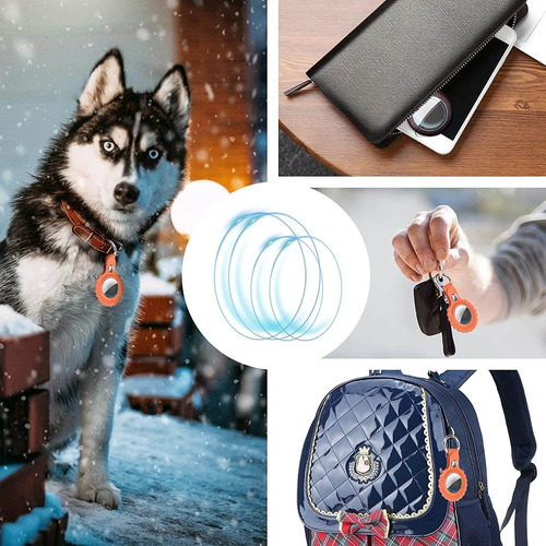 Imagen 6 de 10 de Protector De Pantalla Para Airtag Cloudvalley 4-pack