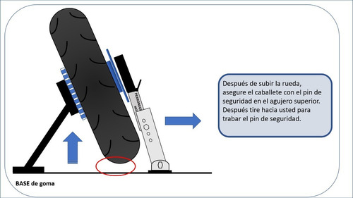 Imagen 4 de 6 de Gato Caballete Articulado Moto Viaje Universal