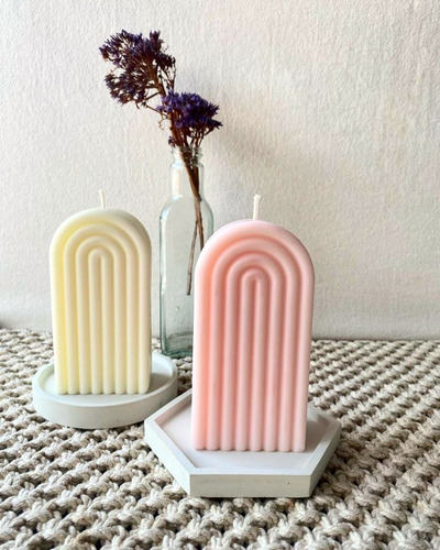 Molde Silicona Arcoíris Arco Texturado Velas Jabones Yeso Sin Eleccion