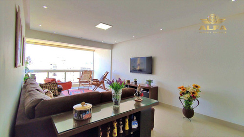 Imagem 9 de 30 de Apartamento A Venda Na Praia, 4 Suítes, Vista Para O Mar, Lazer, 2 Vagas De Garagem. - Ap1412