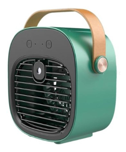 Aire Acondicionado Con Ventilador De Refrigeración Personal Color Verde