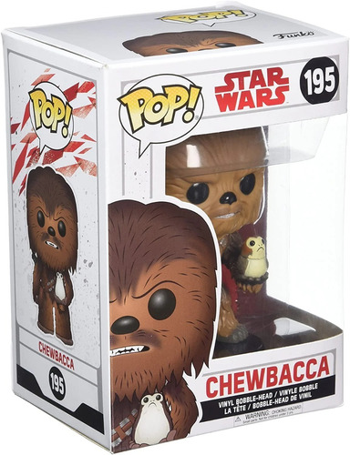 Funko Pop! Star Wars - Chewbacca Con Porg #195