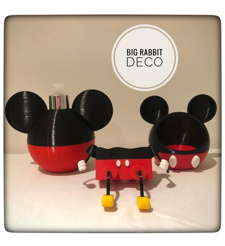 Set Cocina Mickey Mouse X 3