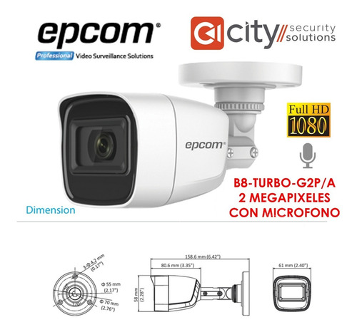 Kit Cctv 1080p, 4 Cámaras 2mp Con Microfono 1tb
