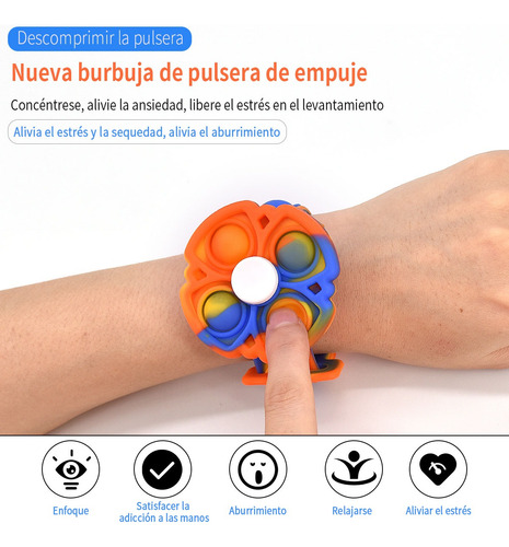 Push Pop It Bubble Fidget Juguete Antiestres