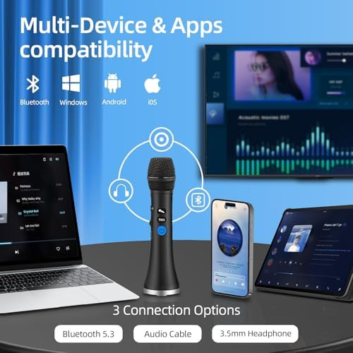 Micrófono Bluetooth Inalámbrico Yf79 Con 20w De Alta Potenci