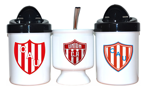 Set: Yerbera + Mate + Azucarera - Unión De Santa Fe