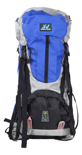 Mochila Sierra Verde Raptor 50 Lts Montaña Escalada Campismo Color Azul