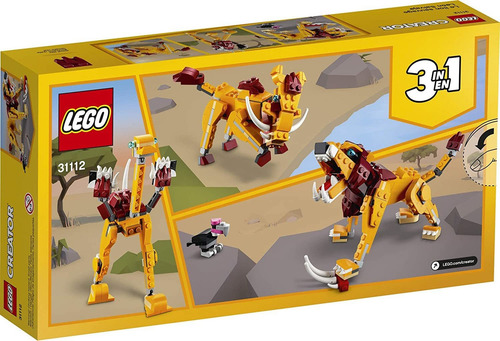 Lego Creator - Kit De Construcción De Juguetes 3 En 1 Wild L