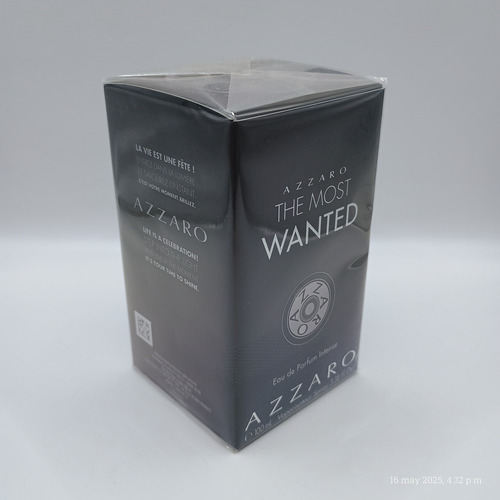 Perfume Azzaro The Most Wanted Intense Para Hombre 100ml