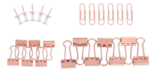 Kit De Clips Para Accesorios De Oficina, Metal, Anticorrosiv