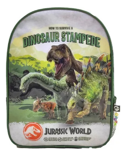 Mochila Espalda Jardin Jurassic World Dinosaur Stamped 12 P