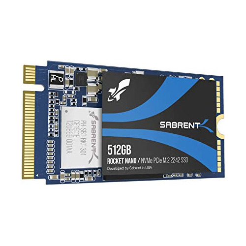 Sabrent 512gb Rocket Nvme Pcie M.2 2242 De Baja Potencia Sin