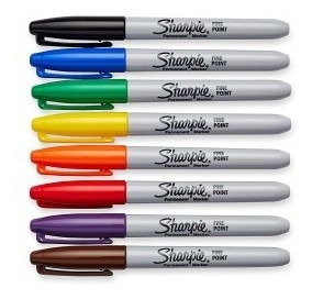 Imagen 4 de 7 de Sharpie Punta Fina Marcador Permanente (8 Unidades