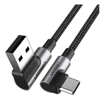 Comprar Cable Carga Rápida Y Datos Usb Tipo A 90° A Tipo C 90° Gamer