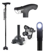 Comprar Baston Plegable Premium +luz Led + 4 Soportes Antideslizante