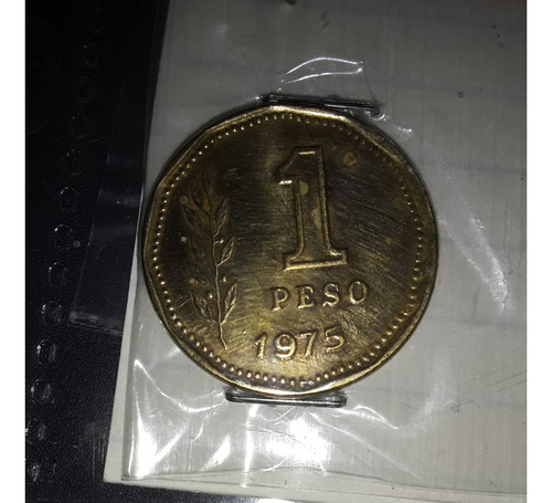 Moneda 1 Peso 1975 Argentina Km 69