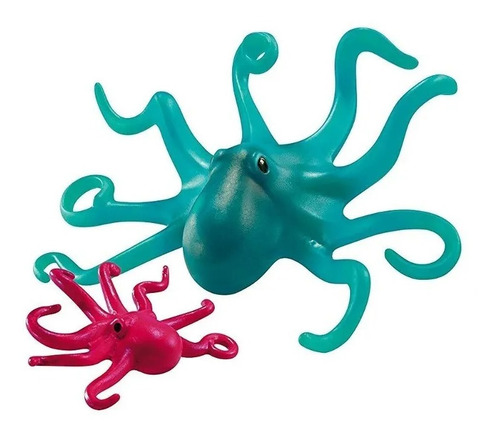 Playmobil Pulpo Con Bebé 9066 Figuras Cambia De Color Agua