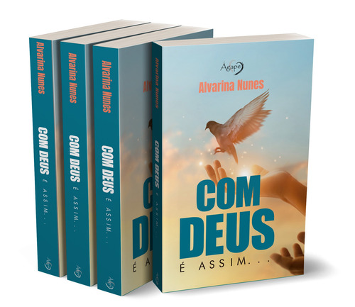 Com Deus é assim..., de Nunes, Alvarina. Editorial Novo Século Editora e Distribuidora Ltda., capa mole em português, 2021