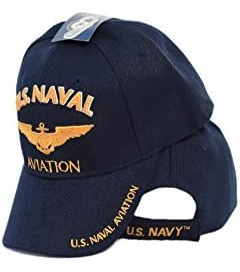 Mws U.s Navy Naval Aviation Emblem Blue Licensed Gorra Borda