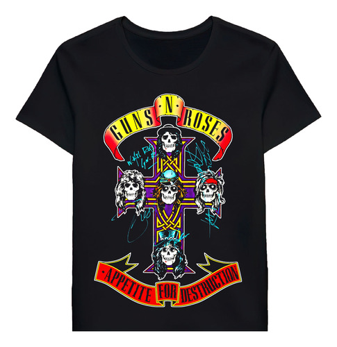 Remera Lkjh3 Gnr Guns N Rosessimple Gnr Guns N Rose141289360