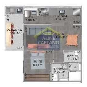 Imagem 13 de 17 de Apart 1 Dorm Suíte Prédio Frente Ao Mar, Jga94 - Vjga94
