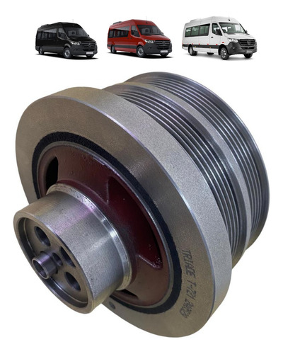 Polia Virabrequim Sprinter 311 2.2 16v Diesel 2018 Ate 2023