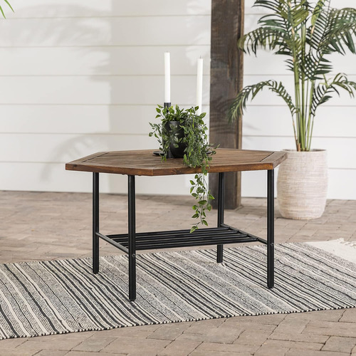 Azwpeahexctdb Auckland - Mesa De Café Hexagonal Exteri...
