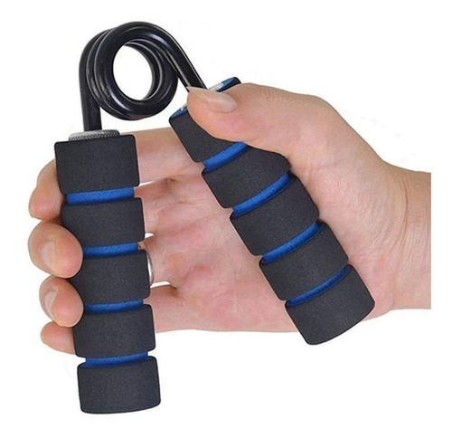 Hand Grip Crossfit para ejercicios musculares, manos y antebrazos, color gris oscuro