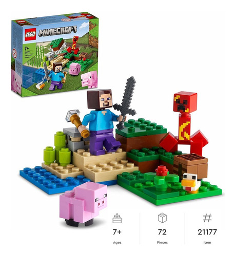 Lego 21177 Minecraft Emboscada Del Creeper 72 Pzs