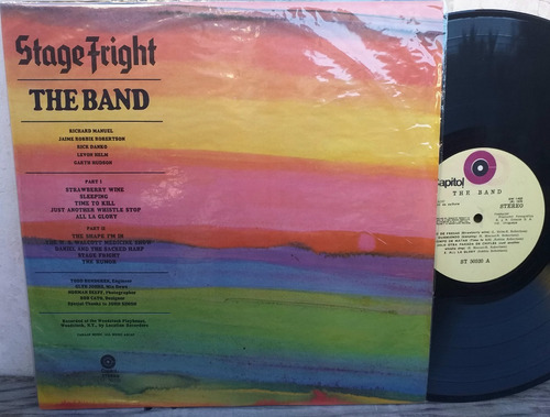 The Band - Stage Fright - Lp Vinilo Uruguay Año 1970