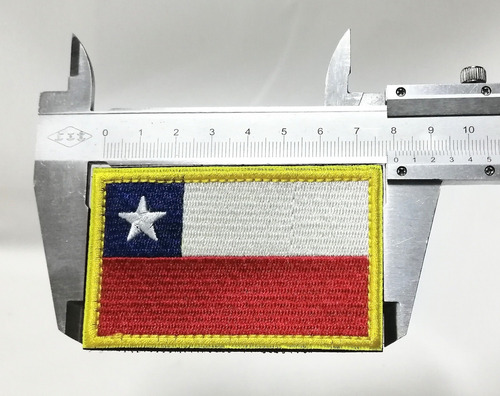 Imagen 2 de 7 de Parche De Tela, Bandera Chilena En 3 Versiones