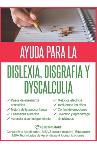 Libro: Ayuda Para La Dislexia, Disgrafia Y Dyscalculia (span