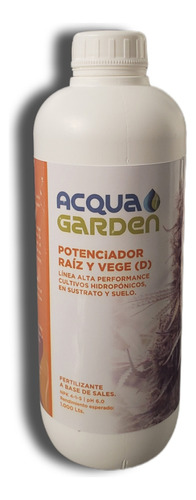 Acqua Garden Fertilizante Potenciador Vege Y Raices 1l