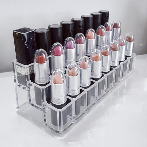 Byalegory Tiered Acrílico Barra De Labios Maquillaje Organiz