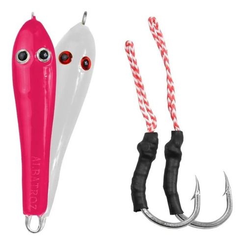 Isca Albatroz Jig Sapinho 4,6cm 15g Cor Pink/white