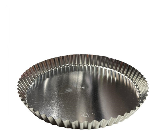 Molde Pasta Frola N°26 Fija Hojalata Reposteria Tf Plateado
