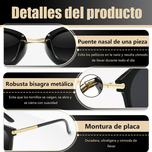 A Lentes De Sol Vintage Polarizadas Para Hombre Y Mujer, G