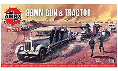 Airfix 88mm Gun & Tractor 1:76 Vintage Classics Military Pla