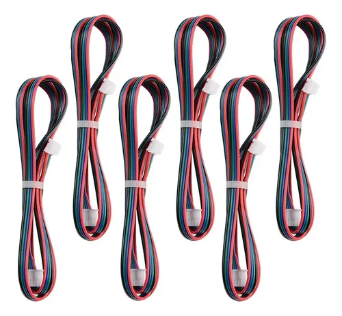 Iverntech Lot De 6 Câbles Moteur Pas à Pas 1M 4 Broches Vers 6 Broches XH2.54 Pour Imprimante 3D Nema 17