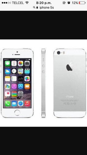 Vendo iPhone 5s, En Muy Bien Estado Es Color Plateado!